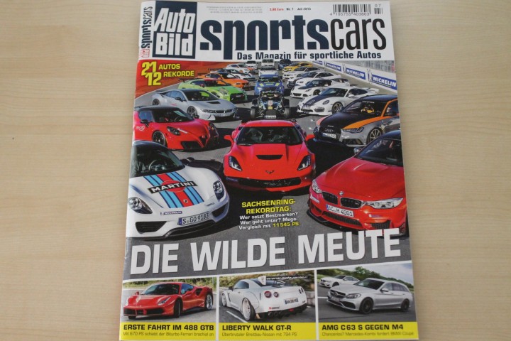 Deckblatt Auto Bild Sportscars (07/2015)